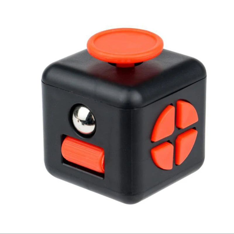 6/12 Sides Rainbow Fidget Cube | Decompression Sensory Toy for Anxiety and ADHD additional angle