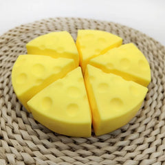 Adult Squeeze Toy Simulation Cheese Squeeze Toys Soft Cute Decompressing Pinching Che alternate view