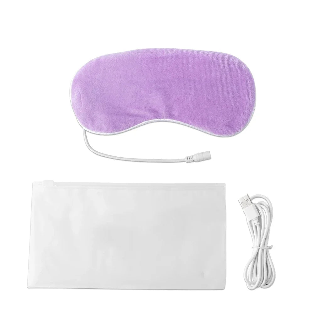 USB Heating Eye Mask | Hot Compress Sleep Eye Patch for Fatigue Relief detail view