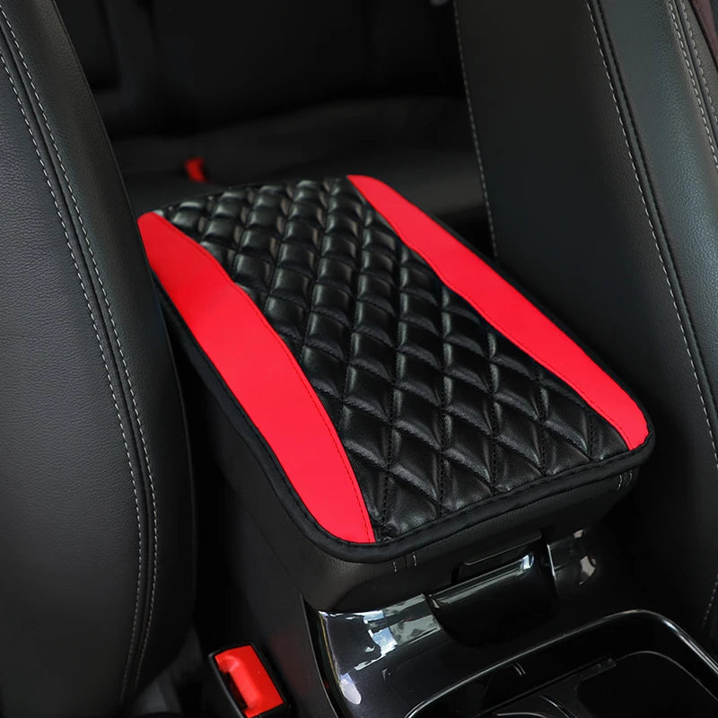 Car Armrest Cover Mat Ethnic Style Print Waterproof Non Slip