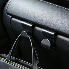 Car Glove Box Hanger Hook Black PP 4 Pack