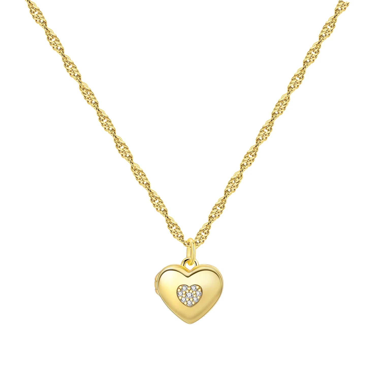 Romantic Pink Crown Heart Pendant Necklace Genuine 925 Sterling Silver Elegant Fine Jewelry for Women Wedding Holiday Presents