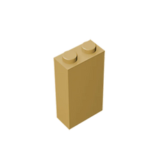 Gobricks GDS-1405 Brick 1 x 2 x 3 | Compatible Building Block for DIY close-up view