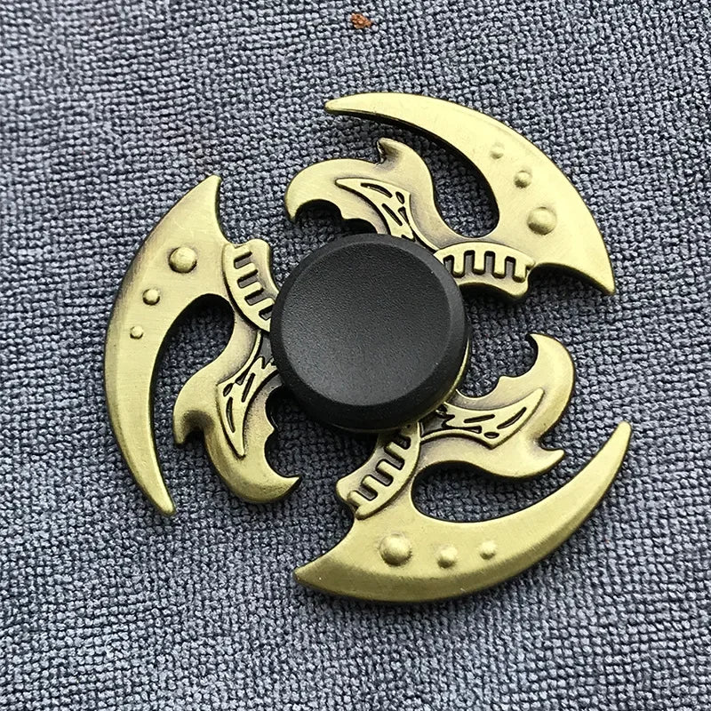 Bronze Metal Alloy Fidget Spinner | R188 Mute Bearing Hand Spinner for Stress Relief lifestyle view