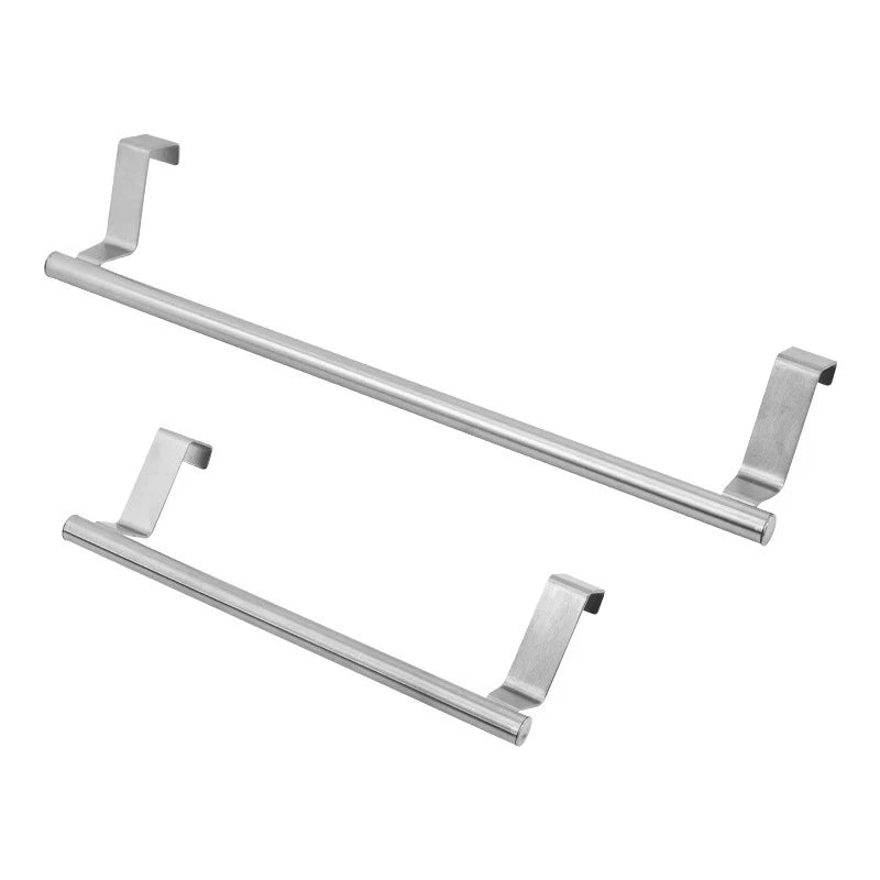 Stainless Steel Towel Rack | Kitchen and Bathroom Under Sink Organizer additional angle
