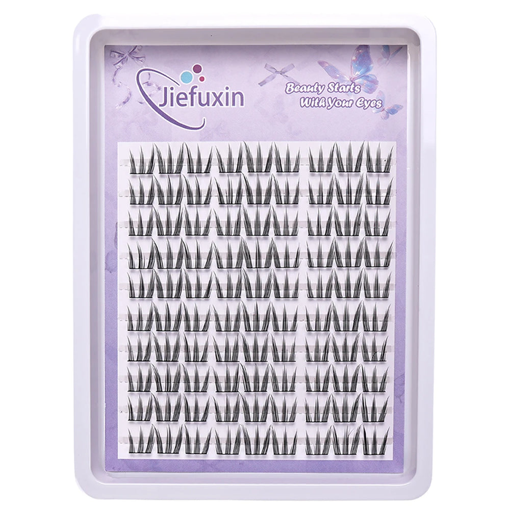DIY Eyelash Clusters Natural False Eyelashes Extenstions Long-Lasting Cat Paw Clust additional angle