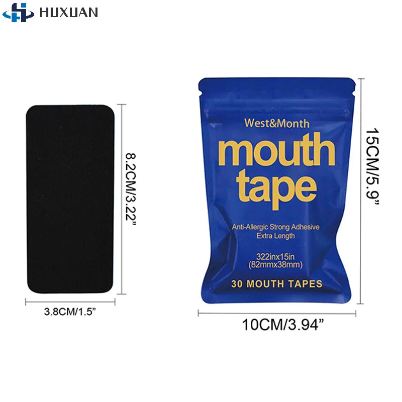 Stop Snoring Patch | Gentle Mouth Tape for Better Sleep and Nose Breathing additional angle