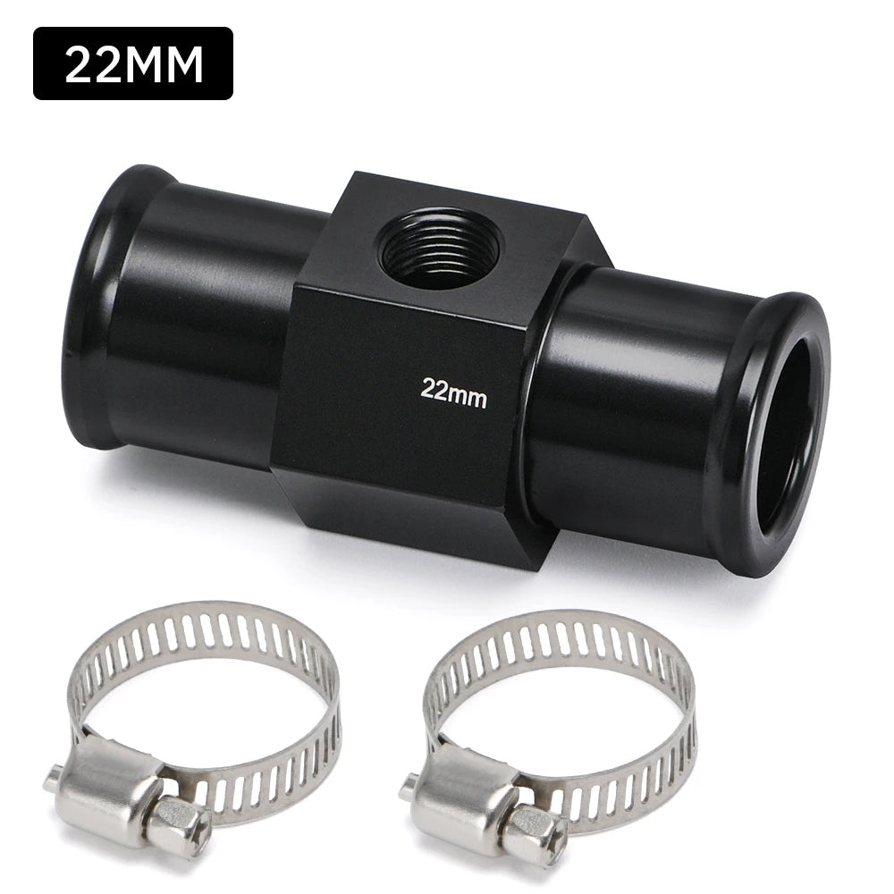 Aluminum Water Temperature Sensor Adapter 28-40mm Hose