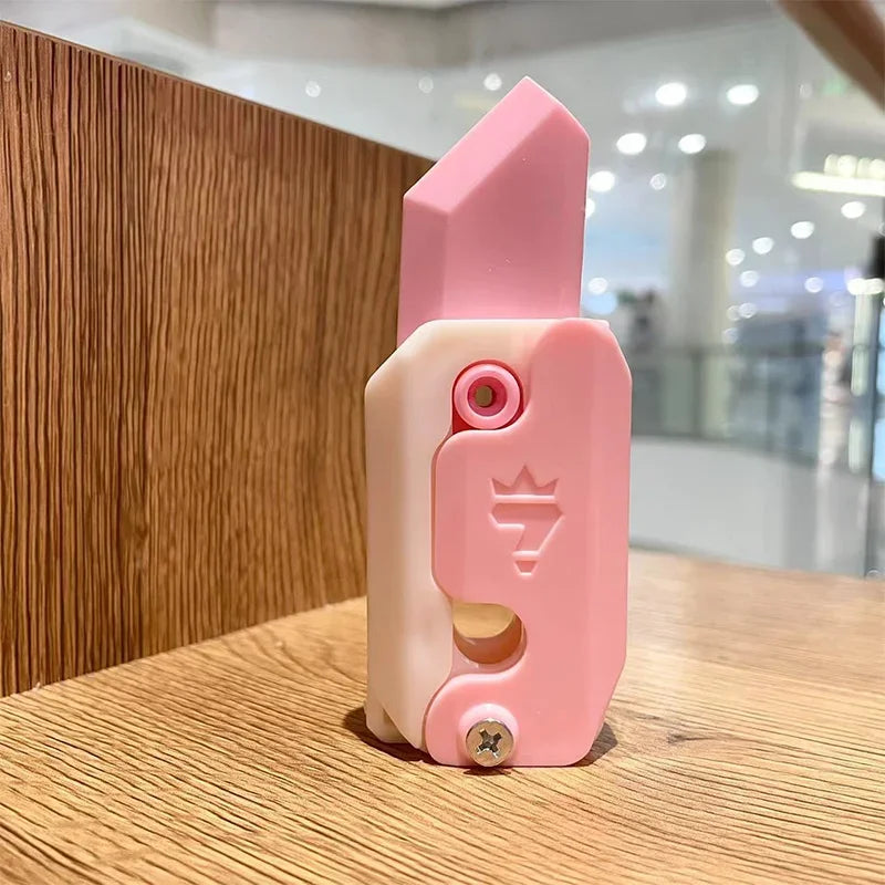 3D Printed Gravity Knife Fidget Toy | Stress Relief Sliding Toy for Kids and Adults lifestyle view
