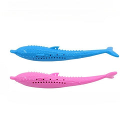 Cat Chew Toy Catnip Bite Resistant Simulated Fish Kitten Toy Silicone Teeth Cleaning I close-up view