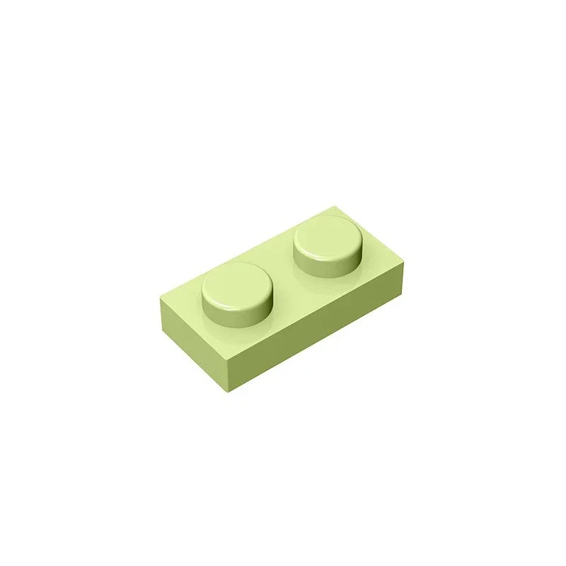 Gobricks GDS-502 Platte 1 x 2 Kompatible Bausteine | 6225 Teile für DIY-Kreationen