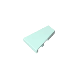Gobricks GDS-M540 Tile Special 2 x 3 Pentagonal (right) | Compatible Building Block Piec detail view