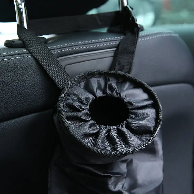 Car Seat Back Trash Holder Hang Litter Bag Garbage Storage Rubbish Container Oxford Cloth Car Waste Bins Cleaning Tools