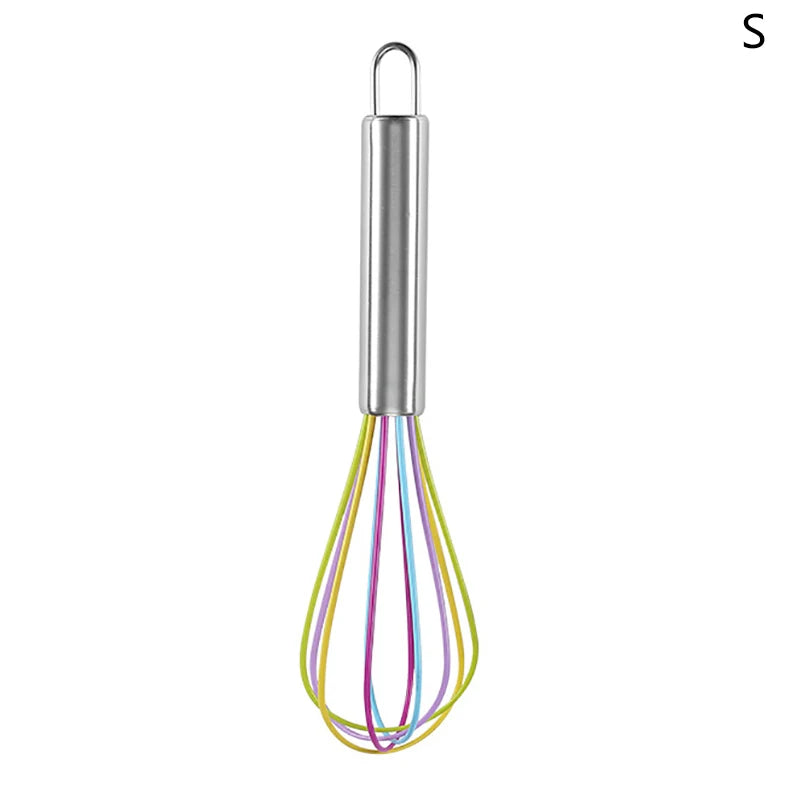 Stainless Steel Balloon Wire Silicone Whisk | Manual Egg Beater Mixer alternate view