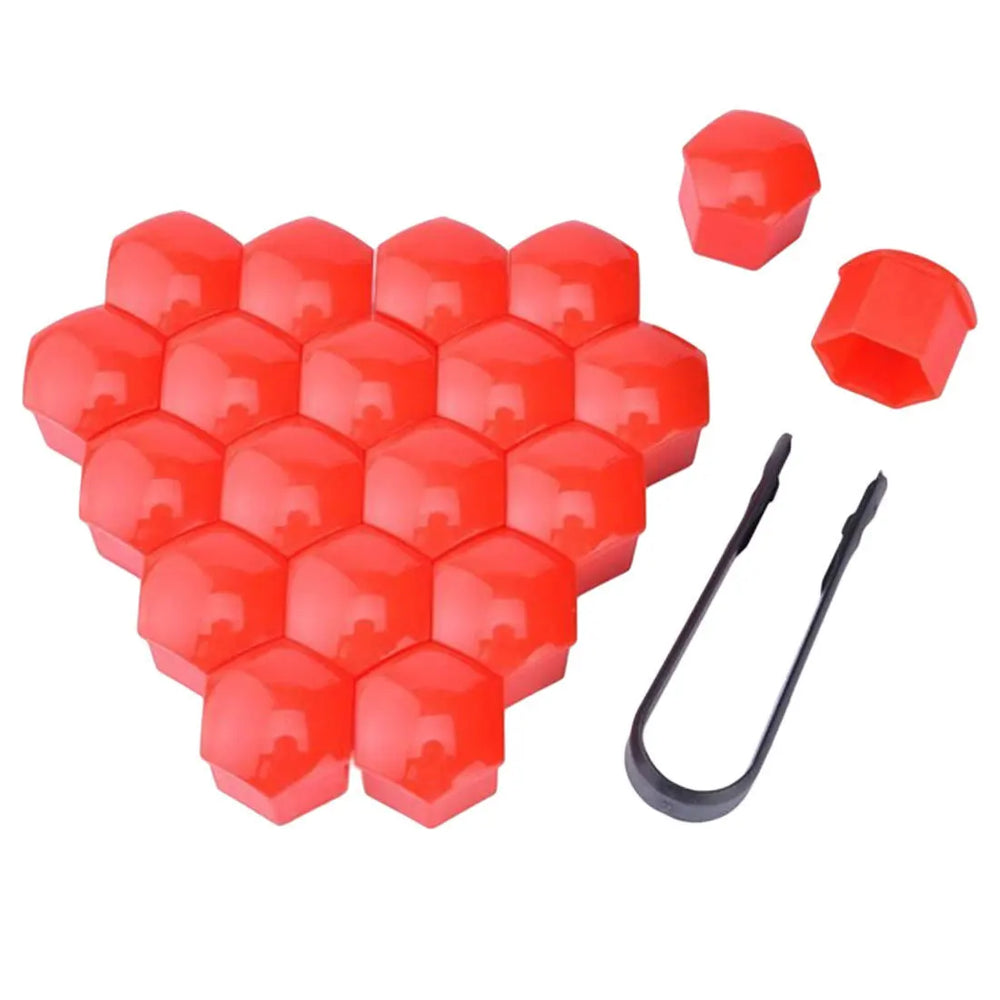 17mm/19mm/21mm 20Pcs Car Wheel Nut Caps Protection Covers Caps Auto Hub Screw Cover additional angle