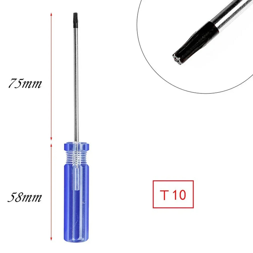 Torx Security Screwdriver Set T6 T8 T9 T10 | Xbox PS3 Repair Tool additional angle