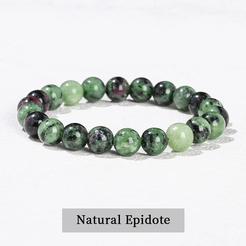 JD Natural Black Spectrolite Flash Smooth Beaded Bracelet Women Men 6 8 10mm Labrador alternate view