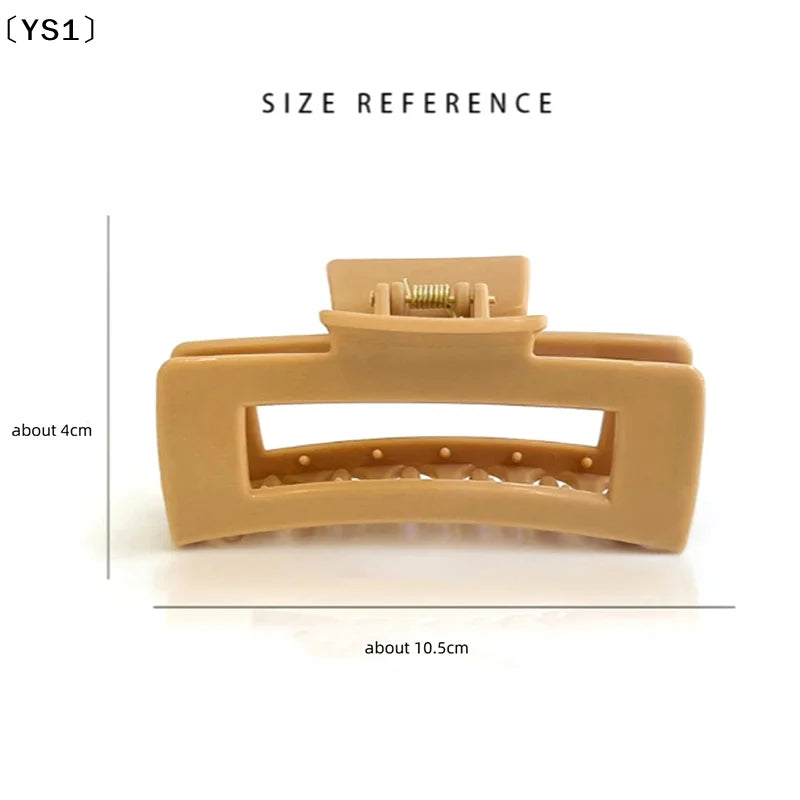〔YS1〕Soft Hair Grab Girls Clips Silicone Hair Clips Simple Fashion Versatile Hair Grab Decorations Hair Accessories Safe Design