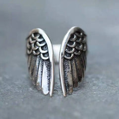 Sam Panda 925 Sterling Silver Rings For Women Men Fine Jewelry Finger Adjustable Open Wi detail view