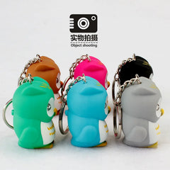 LED Owl Keychain with Sound and Light | Cute Bag Pendant for Keys alternate view