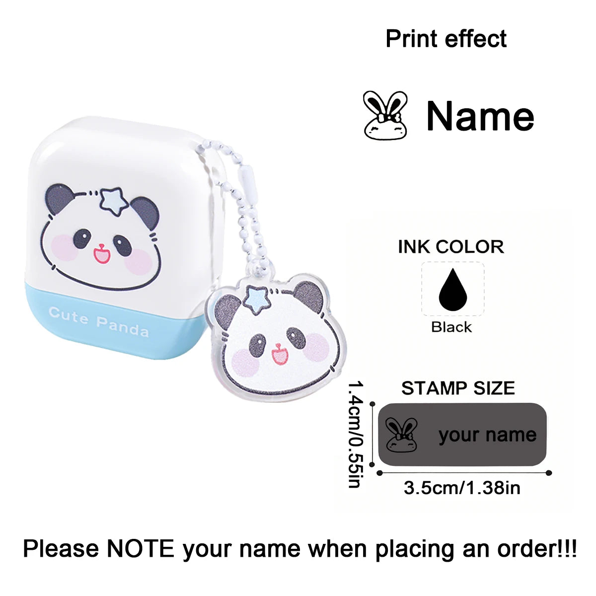 Custom Name Stamp for Clothes and School Uniforms | Personalized Belongings Marker alternate view