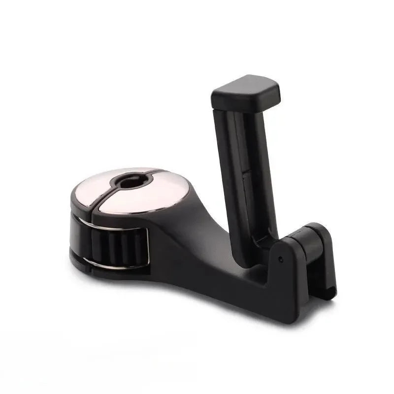 2-in-1 Multi-functional Car Headrest Phone Holder Hidden Rear Seat Lock Type Mobile Ph close-up view