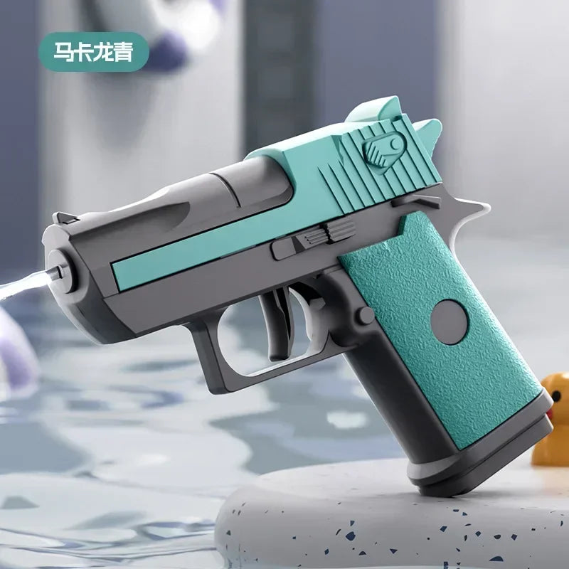 Mini Manual Water Gun | Desert Eagle Pistol Toy for Outdoor Summer Play additional angle