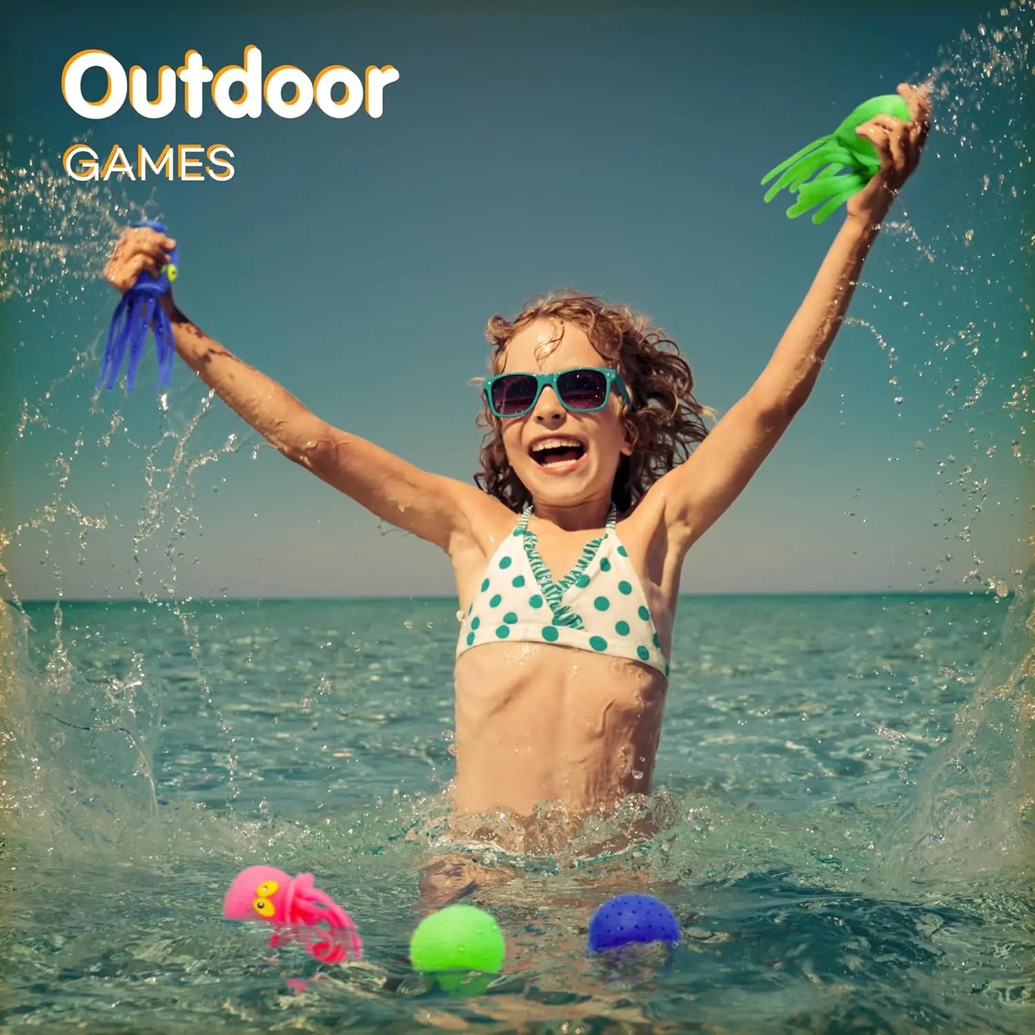 Octopus Water Balls Pool Toys for Kids Sensory Octopus Water Bomb Splash Balls Toddler B detail view