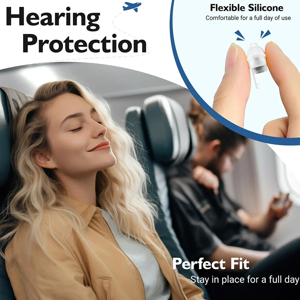 Ear Plugs High Fidelity Concert - Ear Protection for Concerts, Musicians Reusable/Hyp alternate view
