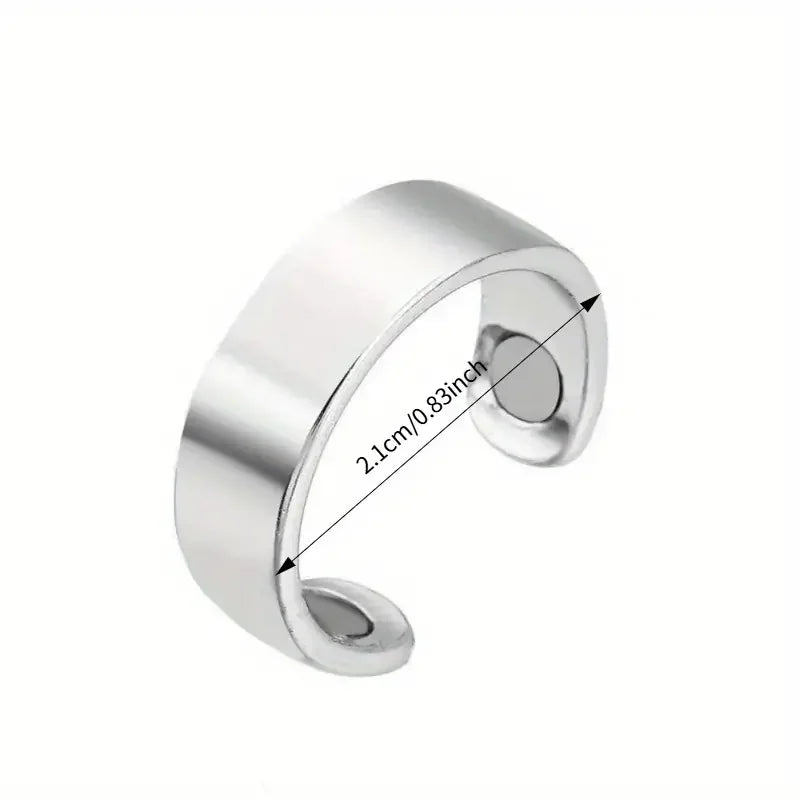 Magnetic Acupressure Anti Snoring Ring | Natural Sleep Aid close-up view