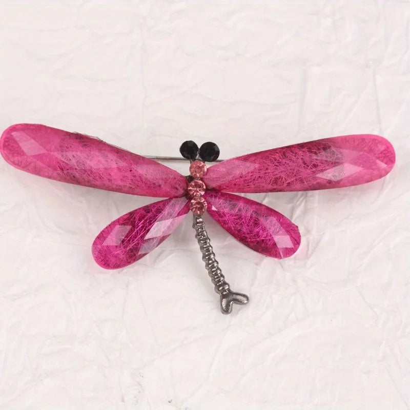 Fashion Dragonfly Brooches For Women Vintage Insect Animal Brooch Pin Jewelry