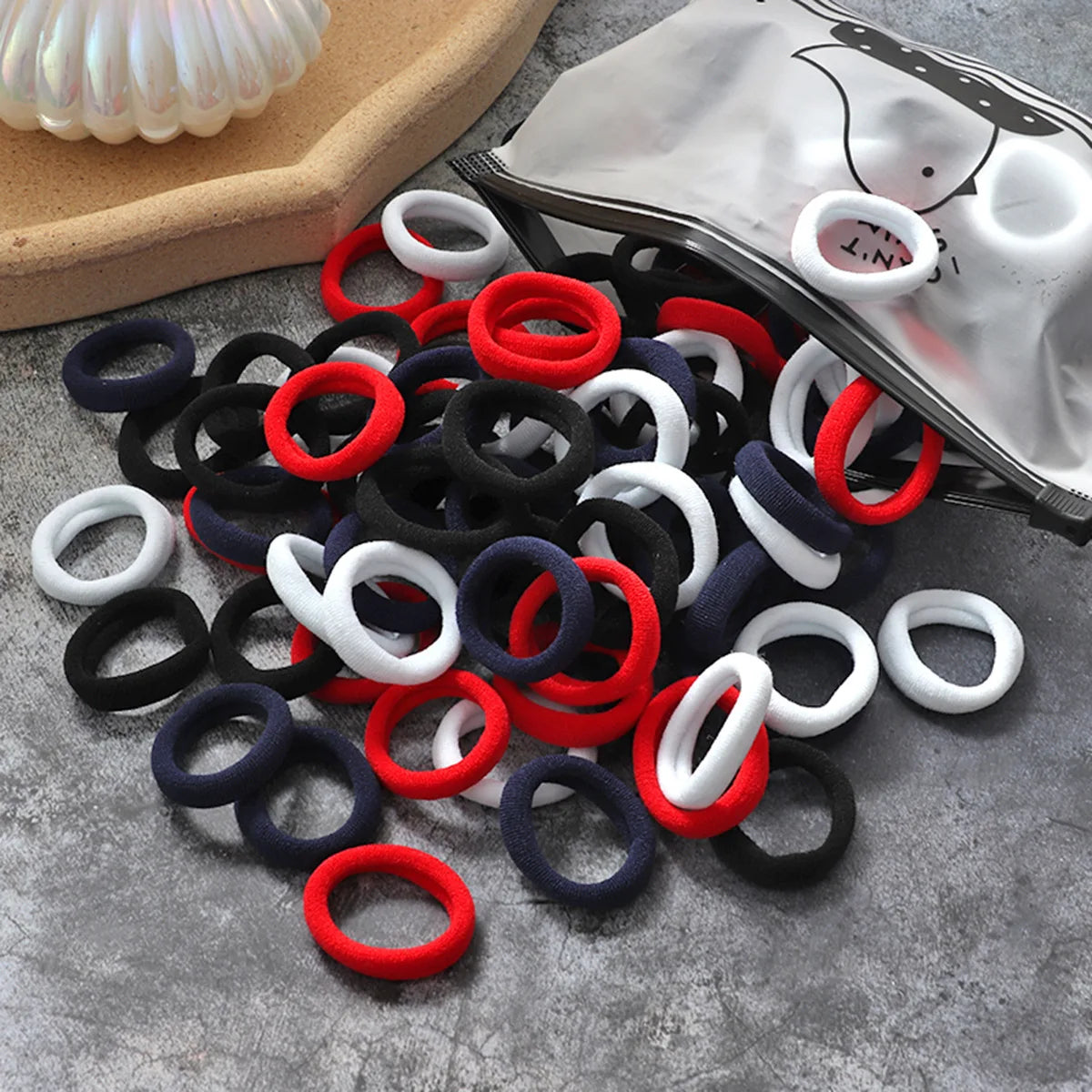 Ties Rubber Band Kids Elastic Hair Leagues Girl Hair for Children additional angle
