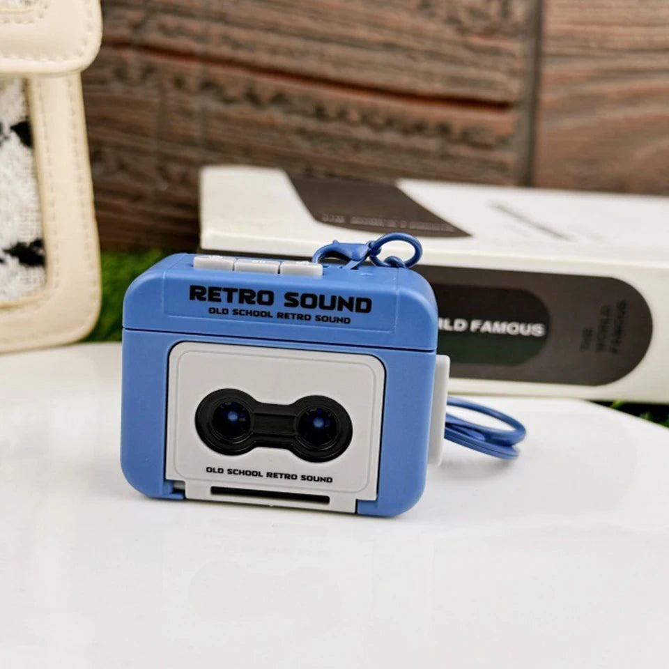 Recorder Keychain Mini Recording Music Box Pendant Keyring Backpack Ornament Birthd additional angle
