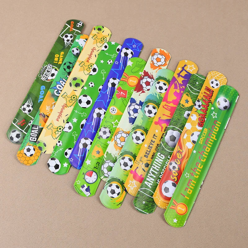 Soccer Party Bracelets Keychain Pin Ball Maze Game Toys Football Theme Kids Birthday alternate view