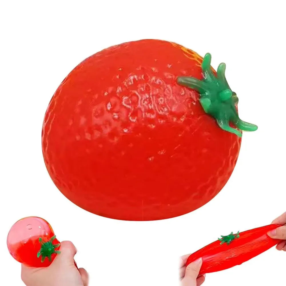 Taba Squishy Cool In Summer Tomatoes Water Balloon | Unbreakable Artificial Fruit Squ alternate view