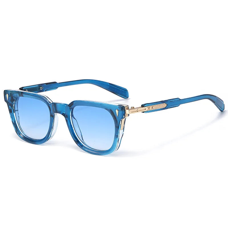 2026 Fashion Square Sunglasses for Men | Luxury UV400 Driving Eyewear close-up view