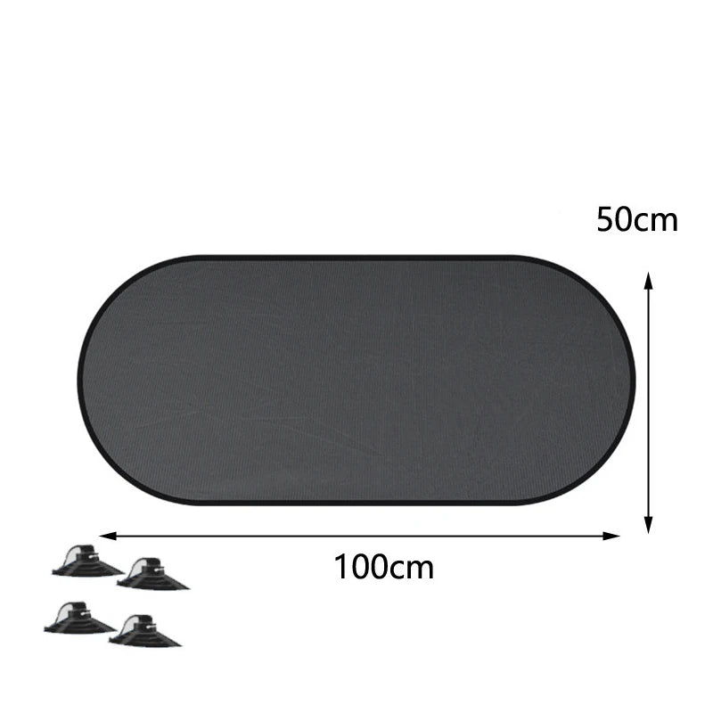 1-5Pcs Universal Car Sunshades Foldable Auto Side Window Rear Windscreen Mesh Sunshade Cover Car Windshield Accessories Exterior