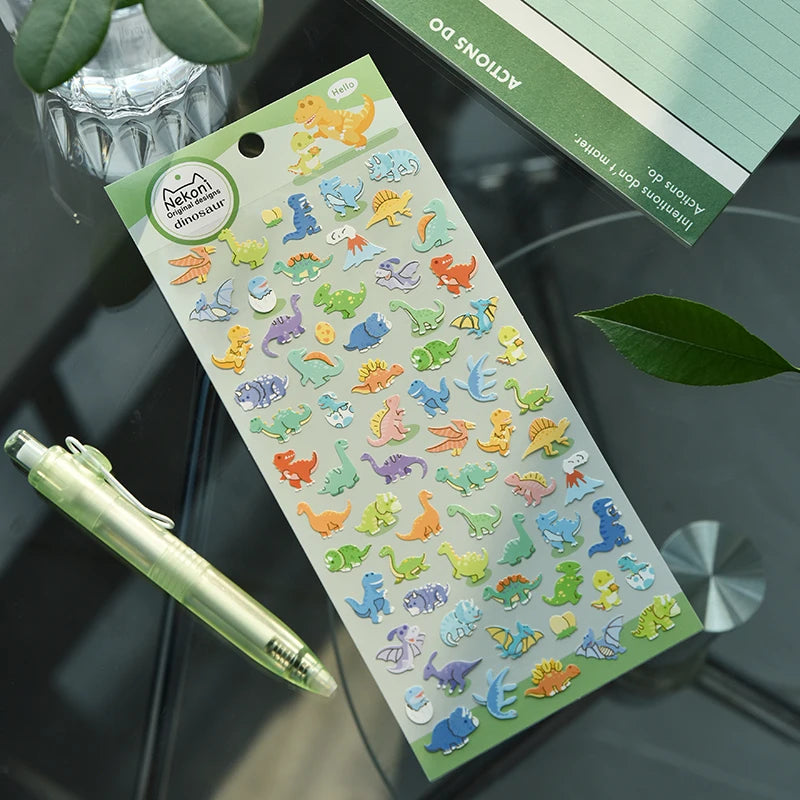 Cute Animal Sticker Pack for DIY Journaling and Scrapbooking | 50+ Pieces
