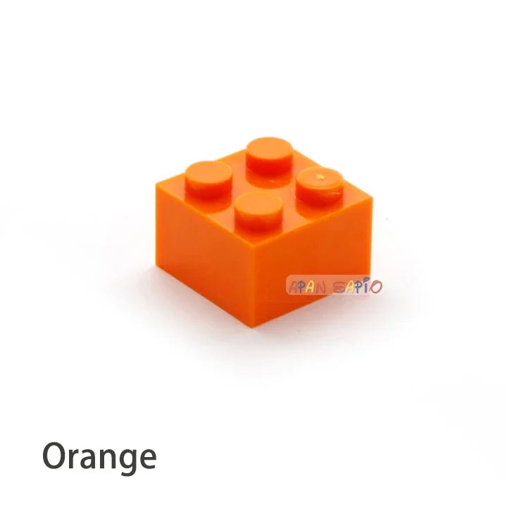 60pcs DIY Building Blocks Thick Figures Bricks 2x2 Dots | Educational Creative Toy fo lifestyle view