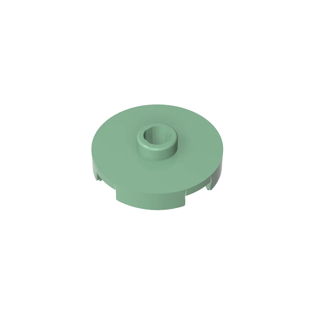 Gobricks GDS-1041 Tile Round 2x2 with Open Stud | Compatible Building Block for DIY Educ detail view