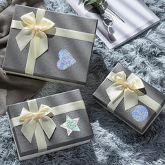 Heart Stickers and Star Stickers Roll | 100-500pcs Thank You Labels for Small Packagin close-up view