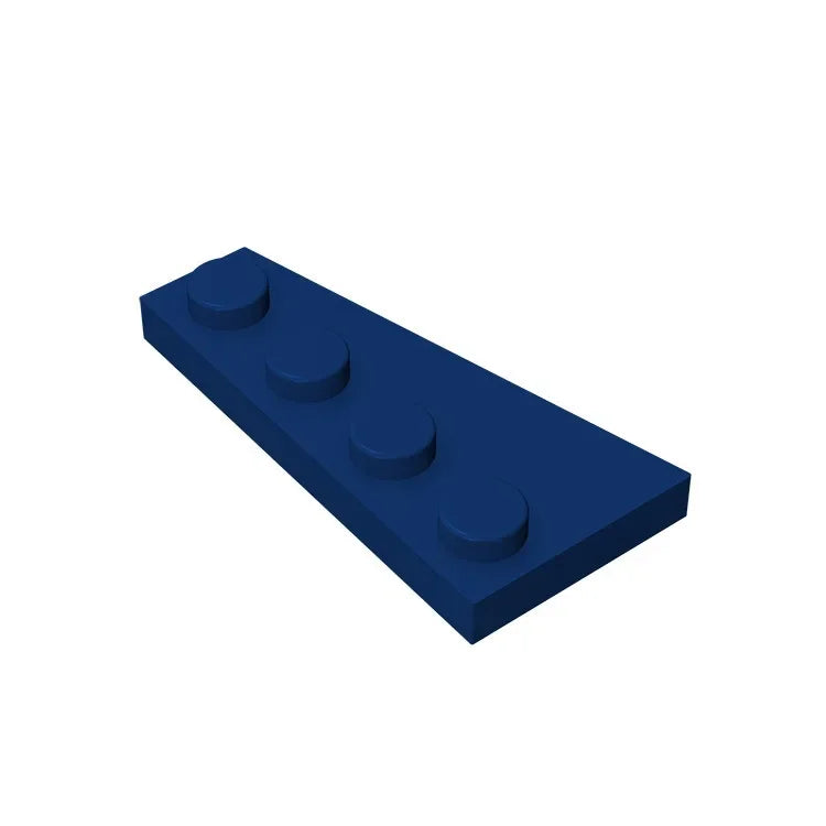 Gobricks GDS-549 Wedge Plate 4 x 2 Right | Building Block for Compatible DIY Sets close-up view
