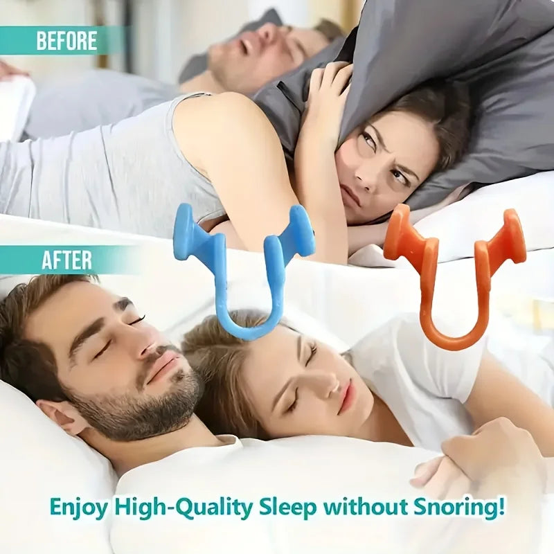 Portable Nasal Dilator | Anti-Snoring Nose Clip for Better Sleep close-up view