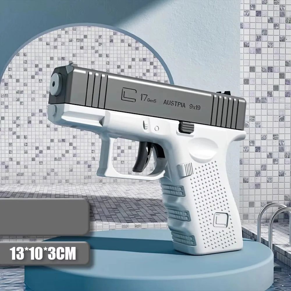 M1911 Water Gun Pistol Toy | Summer Pool Beach Squirt Blaster for Kids and Adults close-up view