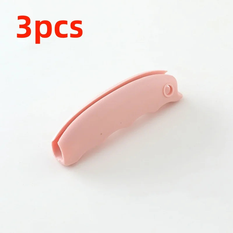Shopping bag holder with padded handles, silicone handles for holding while shopping, alternate view