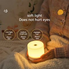 Creative USB Bedside Lamp with Touch Dimming | LED Night Light for Reading detail view