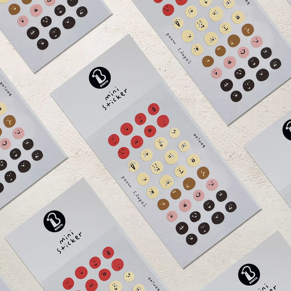 Mini Coffee Cartoon Stickers for Scrapbooking and DIY Journal | Cute Stationery Set detail view