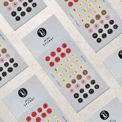 Mini Coffee Cartoon Stickers for Scrapbooking and DIY Journal | Cute Stationery Set detail view