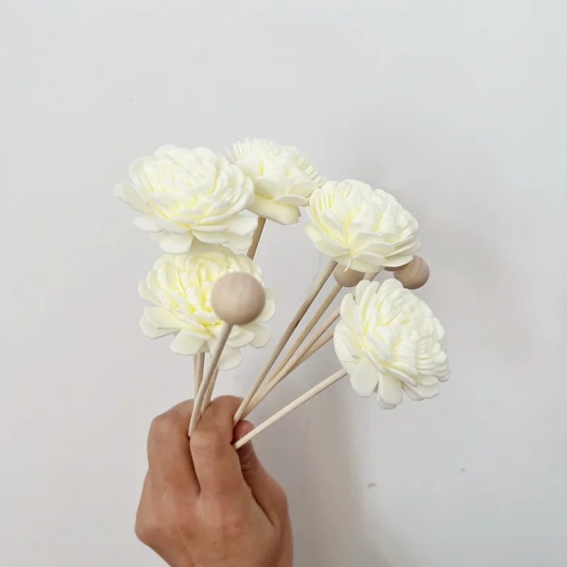 10PCS Artificial Flower Rattled Reed Fragrance Diffuser Sticks | Home Aroma Refills detail view