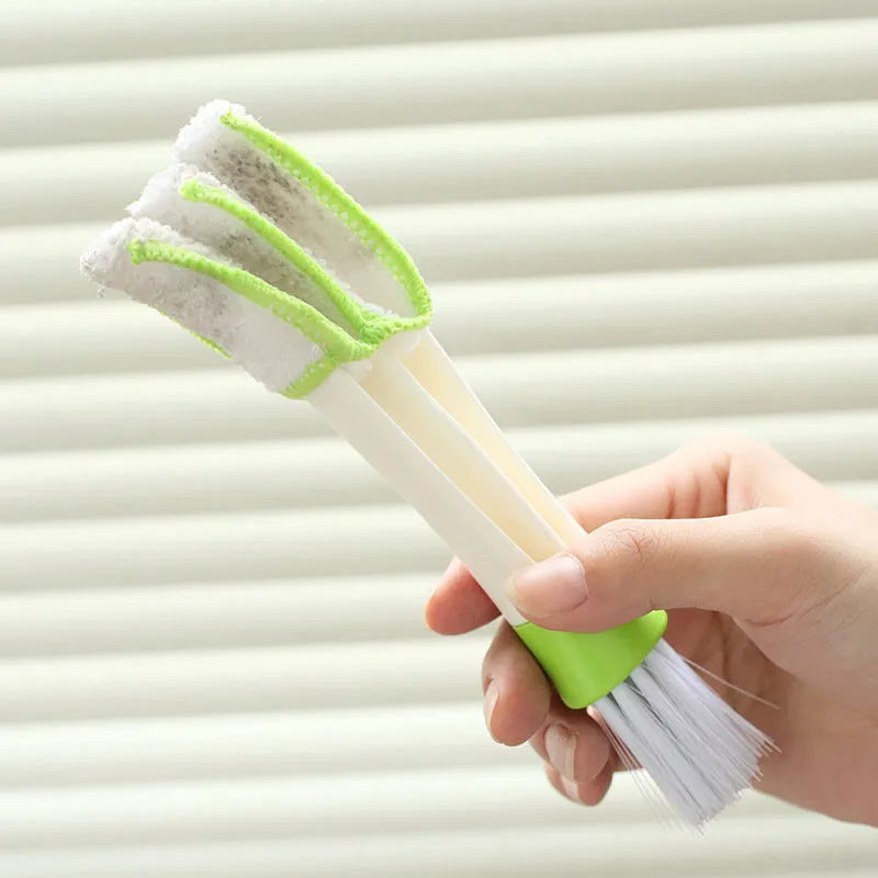2-in-1 Car Air Vent Cleaning Brush | Multi-Purpose Interior Dust Tool additional angle